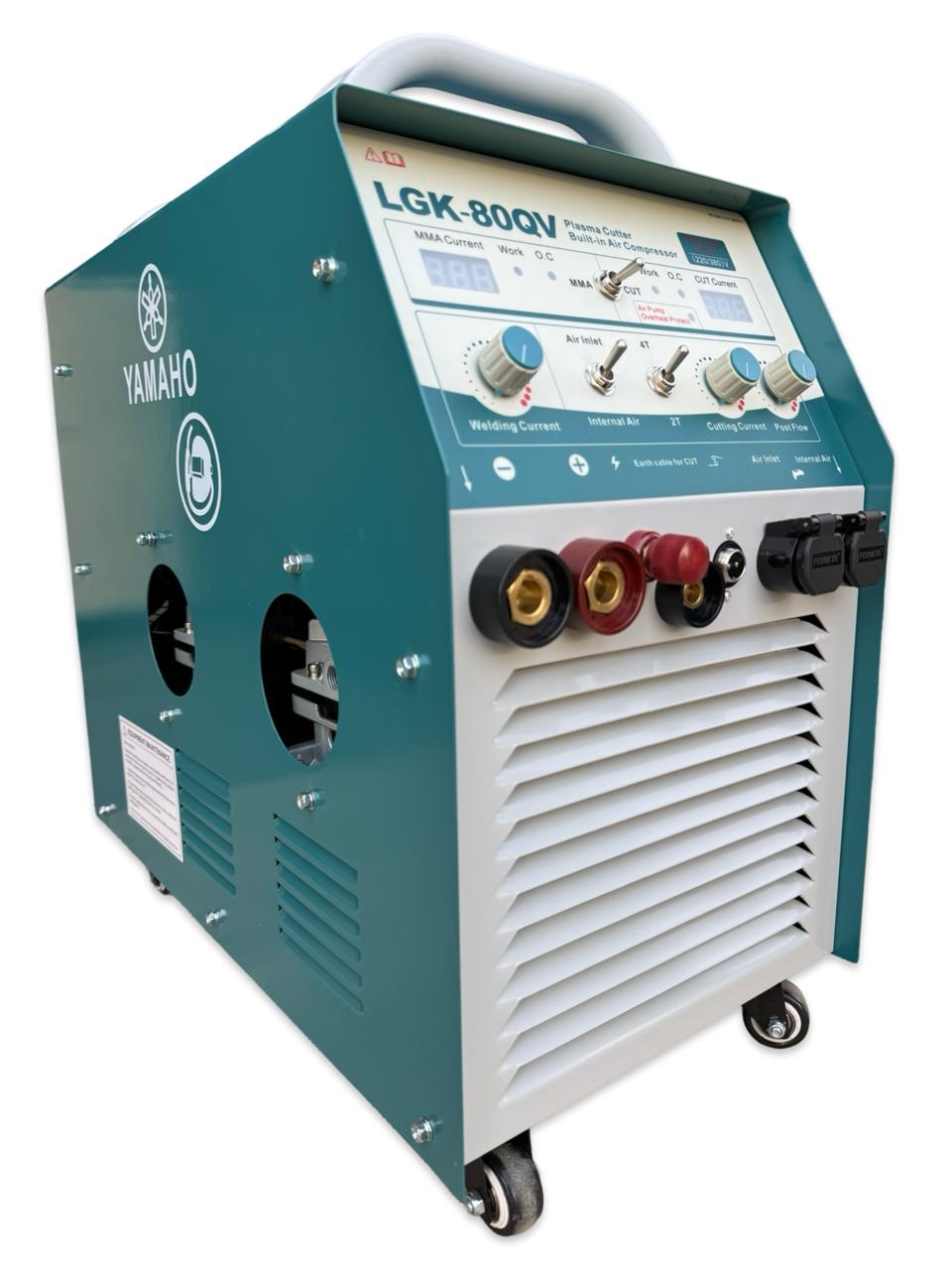ماكينه قطع ولحام بلازما 80 امبير كومبرسر داخلي LGK8-80QV