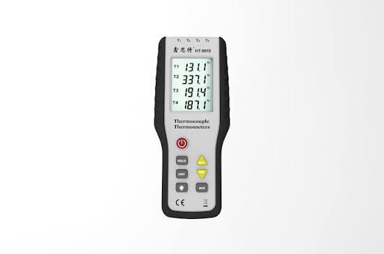 ميزان حرارة رباعي القنوات-9815 HTI HT